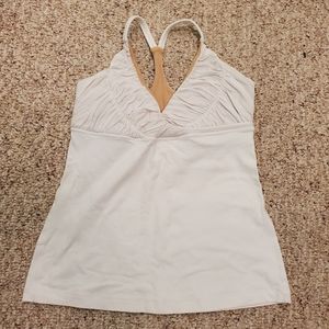 White lulu tank size 8